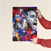 Neymar Jr – Barcelona Iconic Comeback Poster